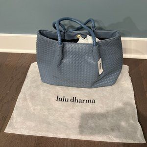 Chevron Blue Tote